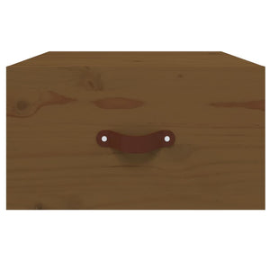 Comodini a Muro 2 pz ambra 40x29,5x22 cm 820993