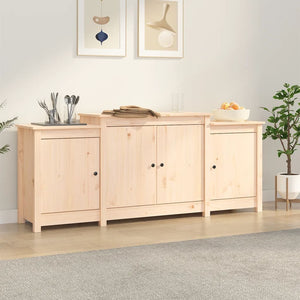 Credenza 164x37x68cm in Legno Massello di Pino cod mxl 17677