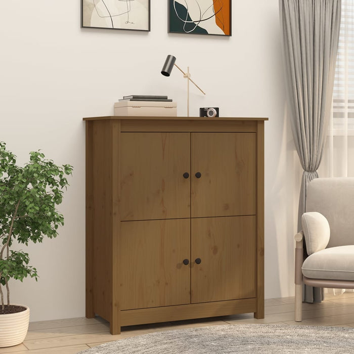 Credenza ambra 83x41,5x100 cm in Legno Massello di Pino 821510