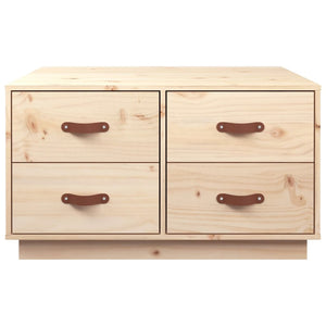 Tavolino da Salotto 80x80x45 cm in Legno Massello di Pino 821517