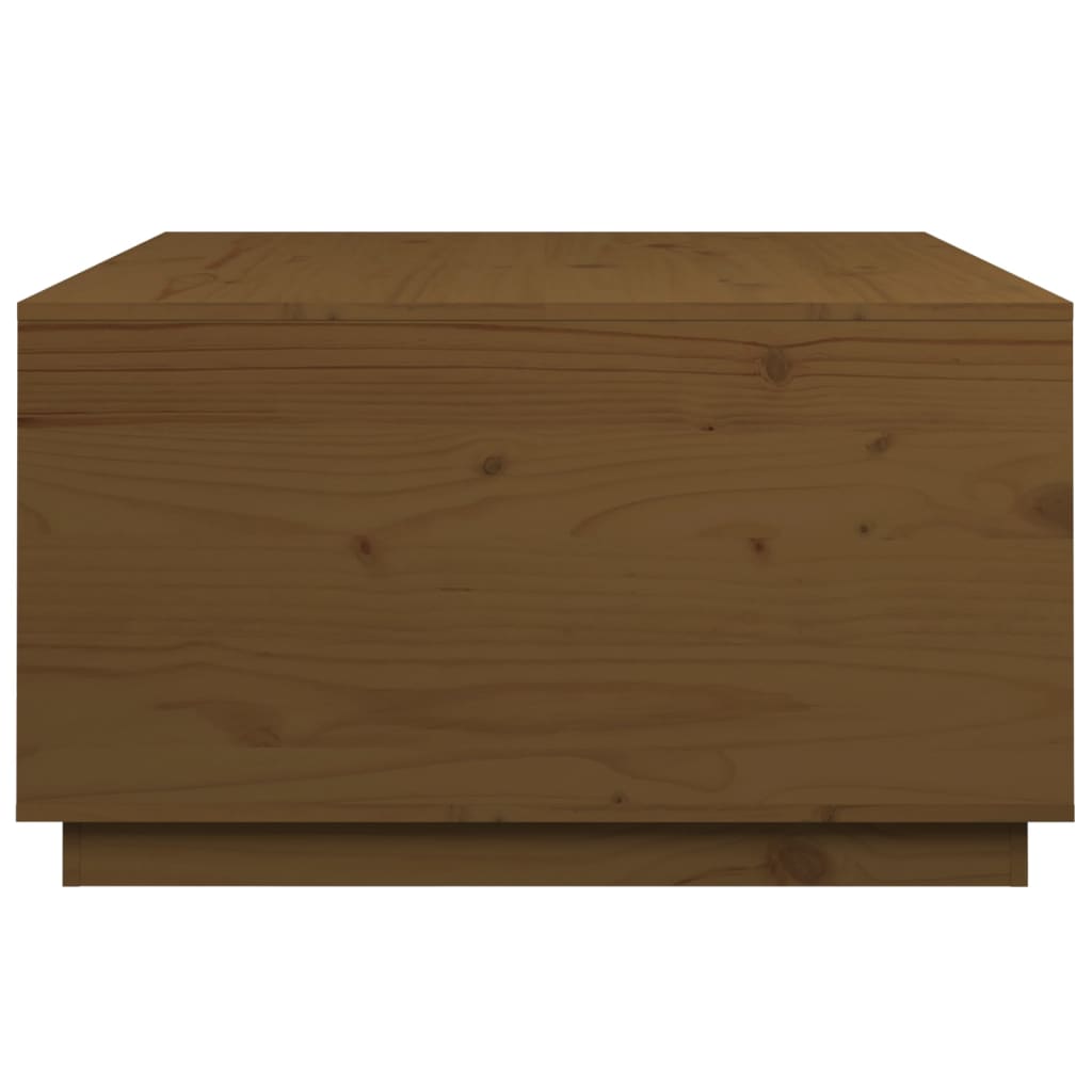 Tavolino da Salotto Miele 80x80x45 cm Legno Massello di Pino