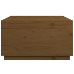 Tavolino da Salotto Miele 80x80x45 cm Legno Massello di Pino