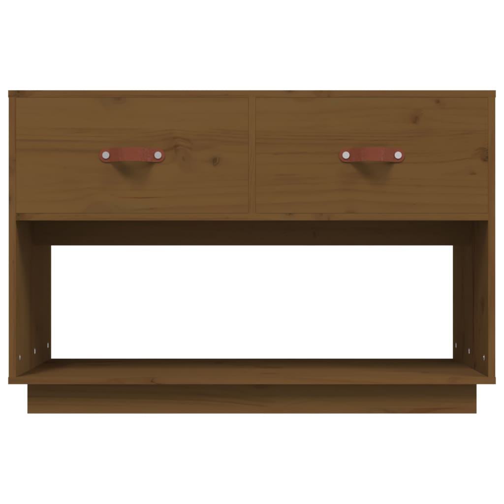 Mobile Porta TV-Mobile per TV-Credenza TV ambra 90x40x60 cm in Legno Massello di Pino