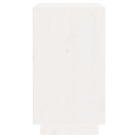 Portabottiglie Bianco 55,5x34x61 cm in Legno Massello di Pino cod mxl 41842