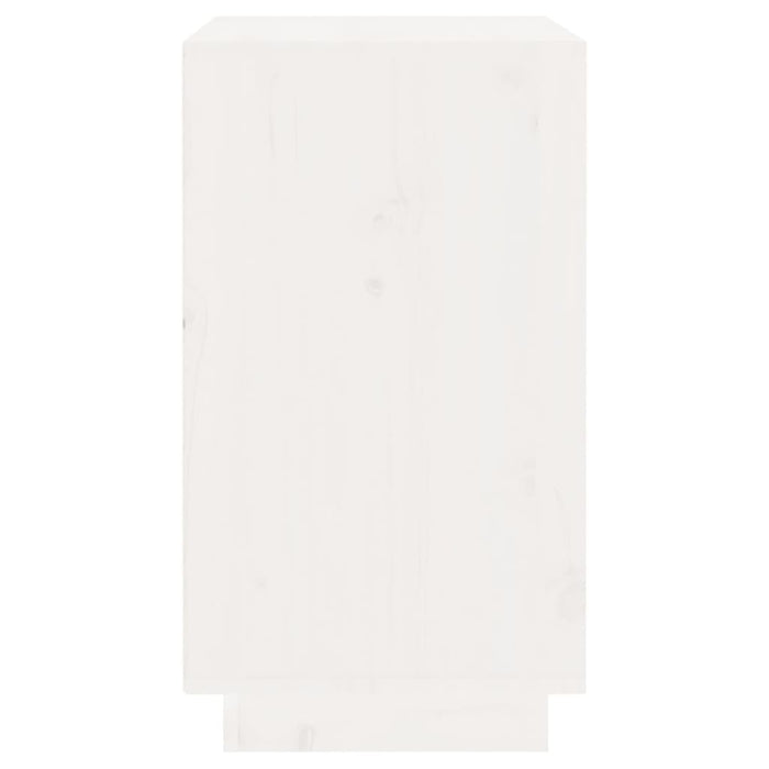 Portabottiglie Bianco 55,5x34x61 cm in Legno Massello di Pino cod mxl 41842