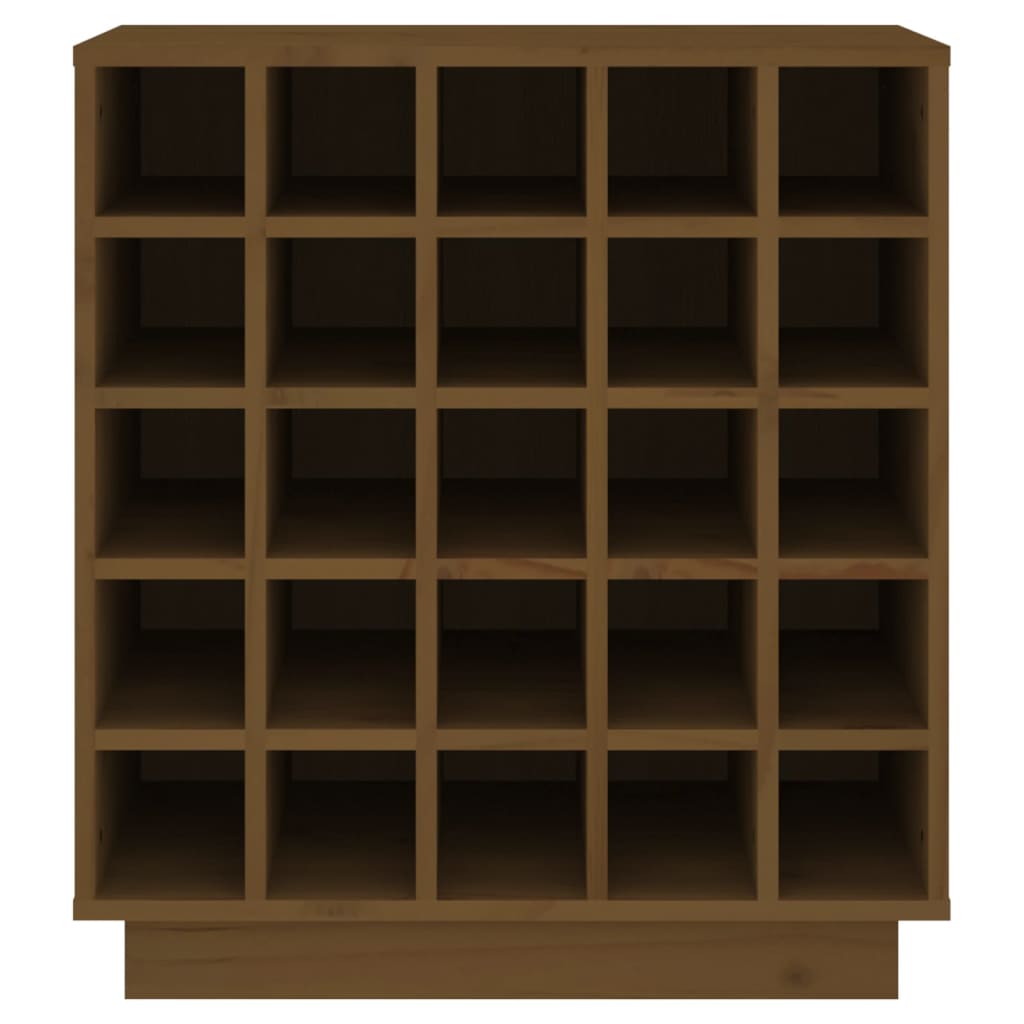 Portabottiglie ambra 55,5x34x61 cm in Legno Massello di Pino 821530