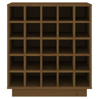 Portabottiglie ambra 55,5x34x61 cm in Legno Massello di Pino 821530