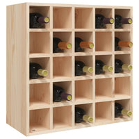 Mobiletto per vino 56x25x56 cm in legno massello di pino 821537