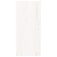 Portabottiglie Bianco 56x25x56 cm in Legno Massello di Pino 821538
