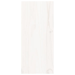 Portabottiglie Bianco 56x25x56 cm in Legno Massello di Pino cod mxl 51354