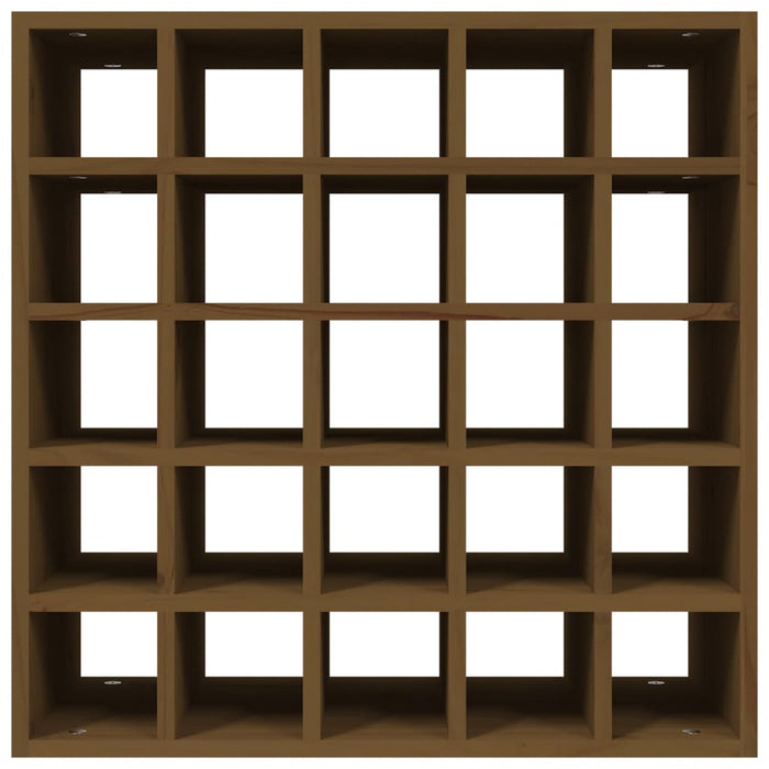 Portabottiglie Marrone 56x25x56 cm in Legno Massello di Pino 821540