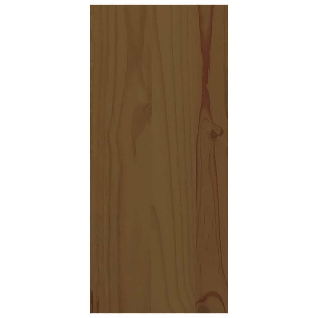 Portabottiglie Marrone 56x25x56 cm in Legno Massello di Pino 821540