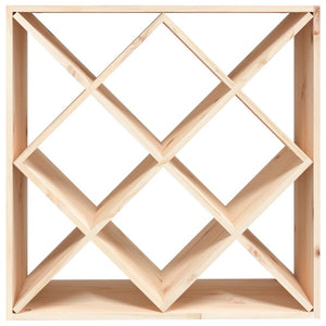 Portabottiglie 62x25x62 cm in Legno Massello di Pino 821542