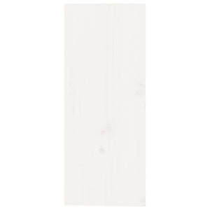 Portabottiglie Bianco 62x25x62 cm in Legno Massello di Pino cod mxl 34729