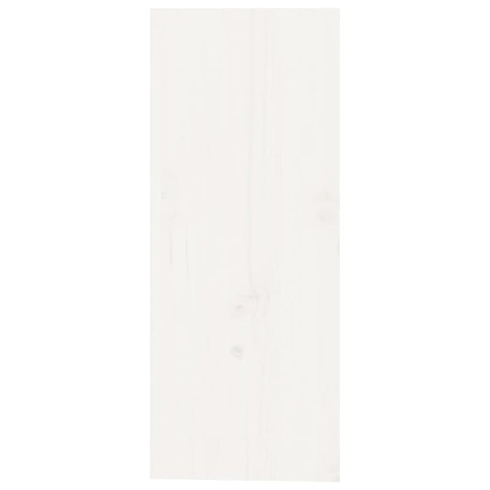 Portabottiglie Bianco 62x25x62 cm in Legno Massello di Pino cod mxl 34729