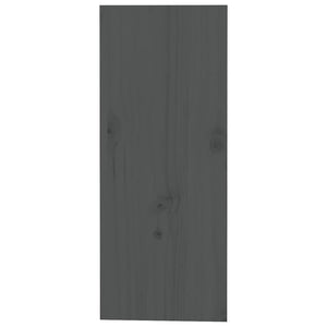Portabottiglie Grigio 62x25x62 cm in Legno Massello di Pino 821544
