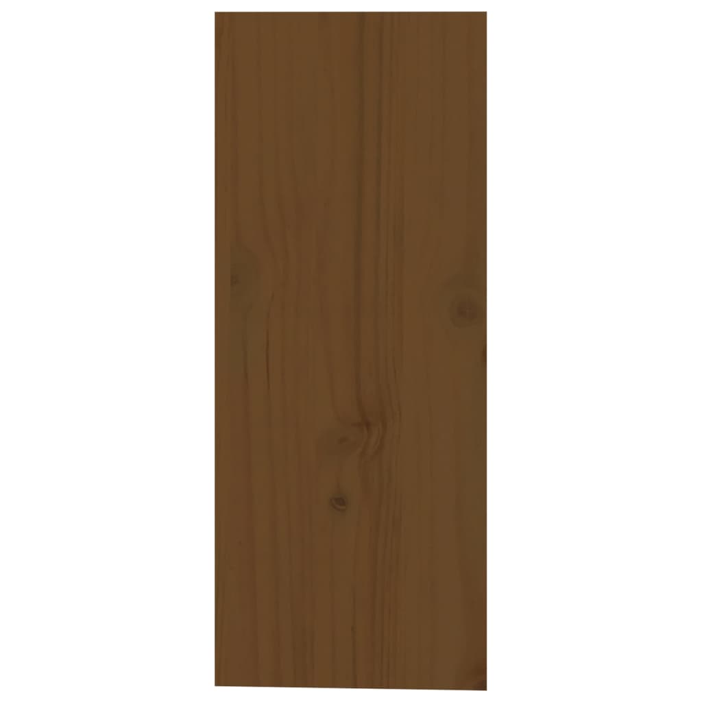 Portabottiglie ambra 62x25x62 cm in Legno Massello di Pino 821545