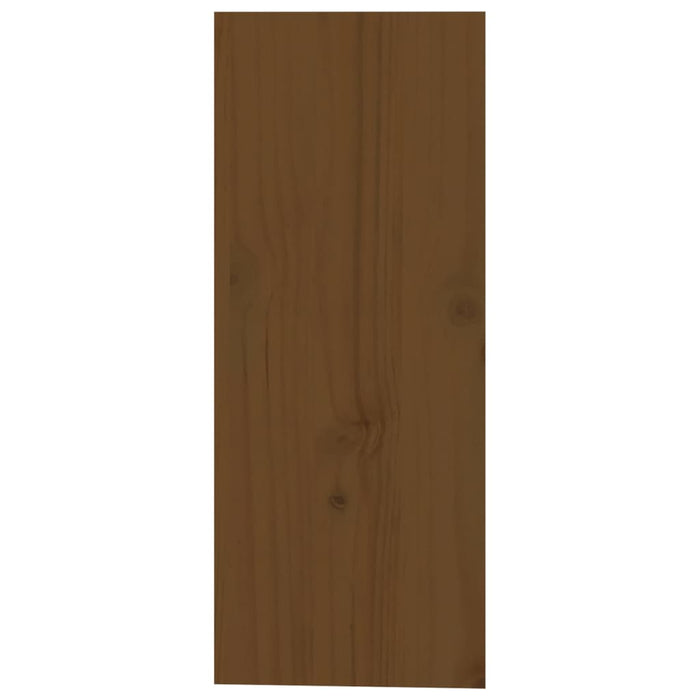Portabottiglie ambra 62x25x62 cm in Legno Massello di Pino 821545