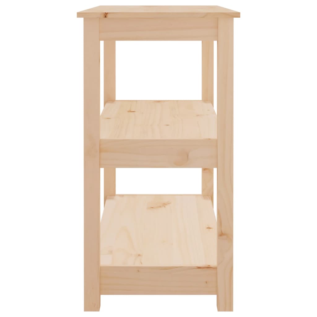 Tavolo Consolle 80x40x74 cm in Legno Massello di Pino 821669