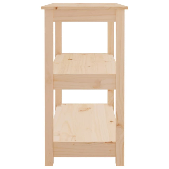Tavolo Consolle 80x40x74 cm in Legno Massello di Pino 821669