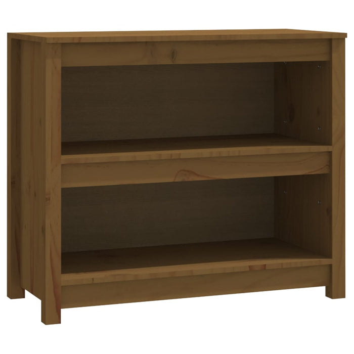Libreria Marrone ambra 80x35x68 cm in Legno Massello di Pino 821677