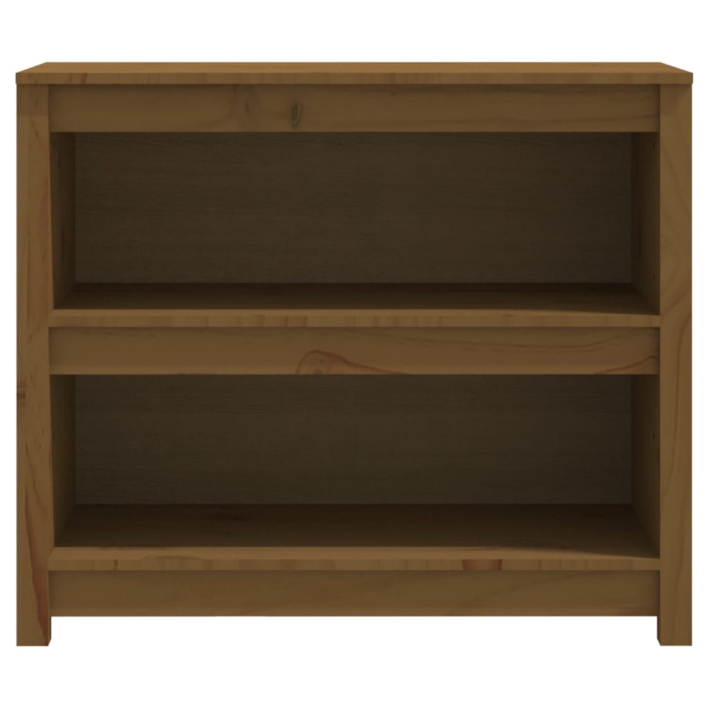 Libreria Marrone ambra 80x35x68 cm in Legno Massello di Pino 821677