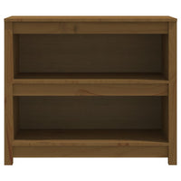 Libreria Marrone ambra 80x35x68 cm in Legno Massello di Pino 821677