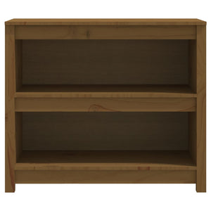 Libreria Marrone ambra 80x35x68 cm in Legno Massello di Pino 821677