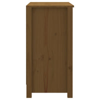 Libreria Marrone ambra 80x35x68 cm in Legno Massello di Pino 821677