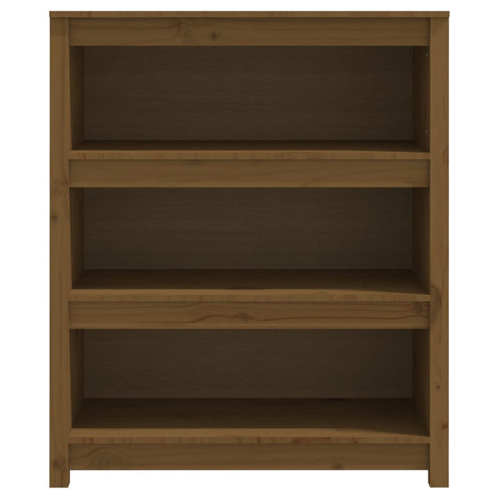 Libreria Marrone ambra 80x35x97 cm in Legno Massello di Pino 821682