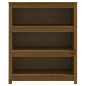 Libreria Marrone ambra 80x35x97 cm in Legno Massello di Pino 821682
