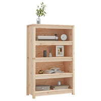 Libreria 80x35x126 cm in Legno Massello di Pino cod mxl 10363