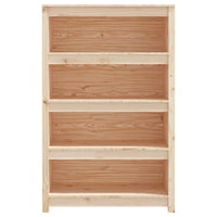 Libreria 80x35x126 cm in Legno Massello di Pino cod mxl 10363