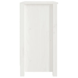 Libreria Bianca 50x35x68 cm in Legno Massello di Pino 821700