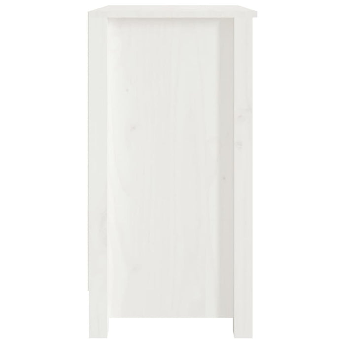 Libreria Bianca 50x35x68 cm in Legno Massello di Pino 821700