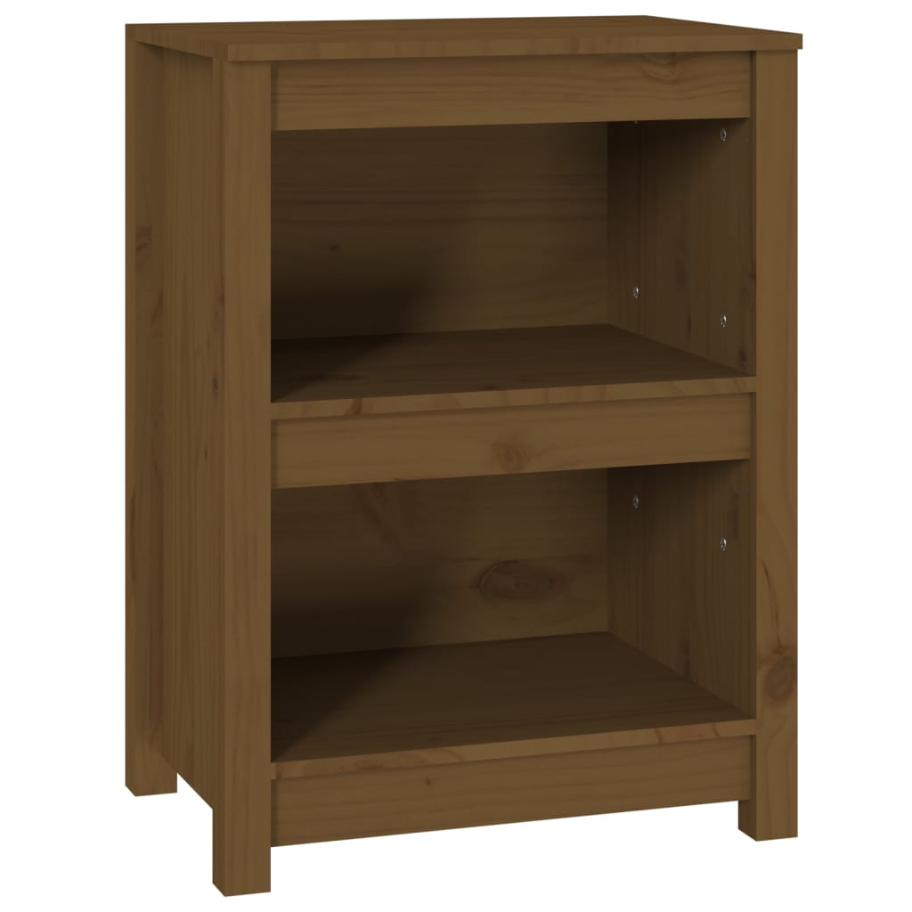 Libreria Marrone ambra 50x35x68 cm in Legno Massello di Pino 821702