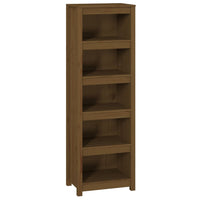 Libreria Marrone Ambra 50x35x154 cm in Legno Massello di Pino 821717