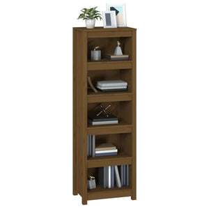 Libreria Marrone Ambra 50x35x154 cm in Legno Massello di Pino 821717