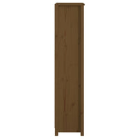 Libreria Marrone Miele 50x35x154 cm in Legno Massello di Pino