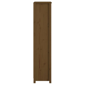 Libreria Marrone Ambra 50x35x154 cm in Legno Massello di Pino 821717
