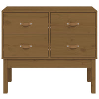 Tavolo Consolle Ambra 90x40x78 cm in Legno Massello di Pino 821742