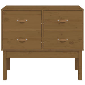 Tavolo Consolle Ambra 90x40x78 cm in Legno Massello di Pino 821742