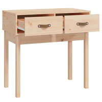 Tavolo Consolle 76,5x40x75 cm in Legno Massello di Pino 821749