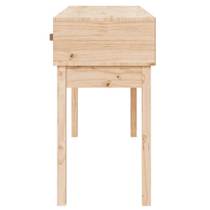Tavolo Consolle 114x40x75 cm in Legno Massello di Pino