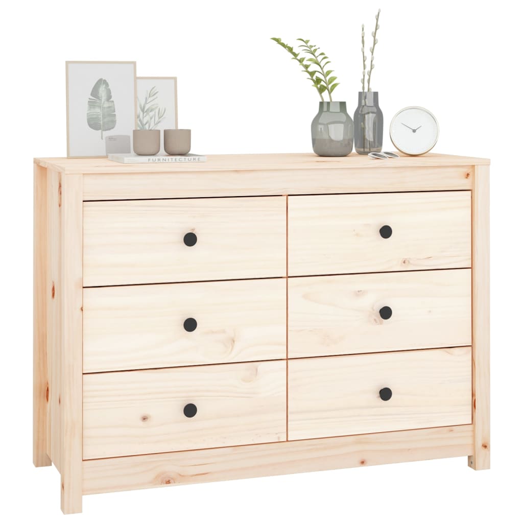 Armadietto 100x40x72 cm in Legno Massello di Pino 821764