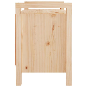 Panca da Ingresso 80x40x60 cm in Legno Massello di Pino 821779
