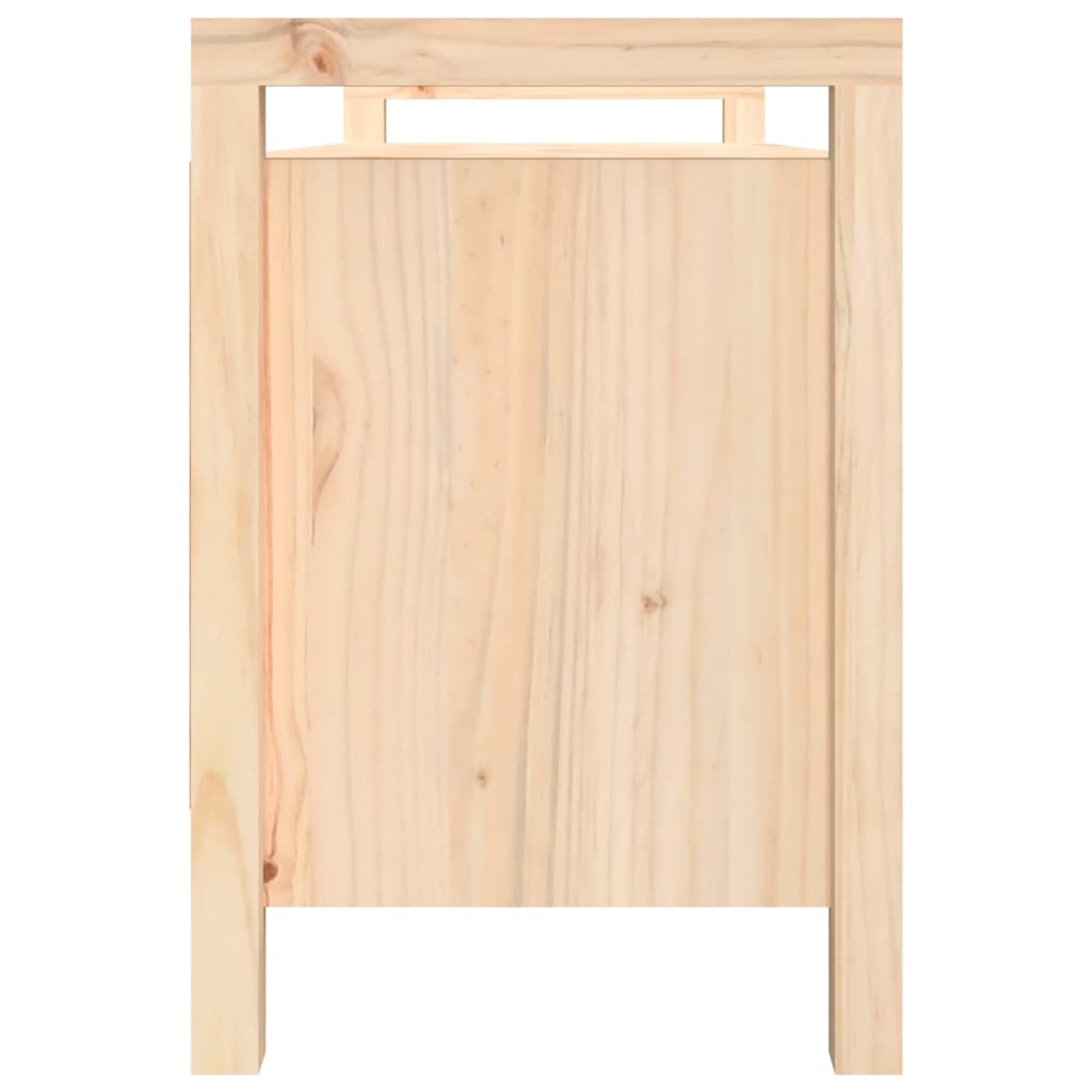 Panca da Ingresso 110x40x60 cm in Legno Massello di Pino