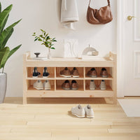 Panca da Ingresso 110x40x60 cm in Legno Massello di Pino 821789