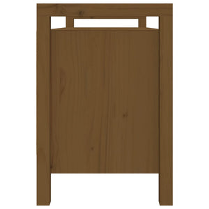Panca da ingresso marrone miele panca 110 x 40 x 60 cm in legno di pino massiccio 02_0010945