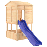 Area giochi da esterno scivolo altalena robusta giochi da giardino 145 x 131,5 x 218,5 cm legno massello di abete 02_0004625